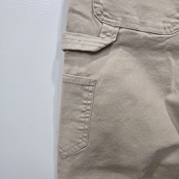 Cat Womens Beige Denim Cotton Work Pants Size 8 - Picture 8 of 14